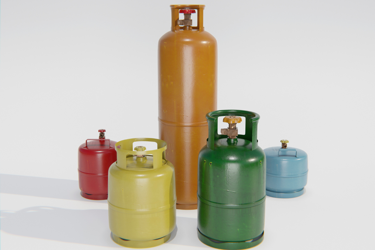 botijões de gás de cozinha ilustrativos sobre o auxílio gás.