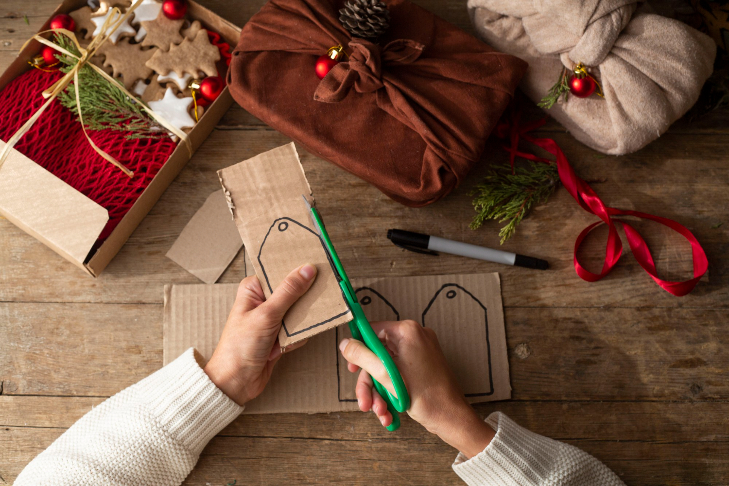 DIY de Natal autêntico e simples